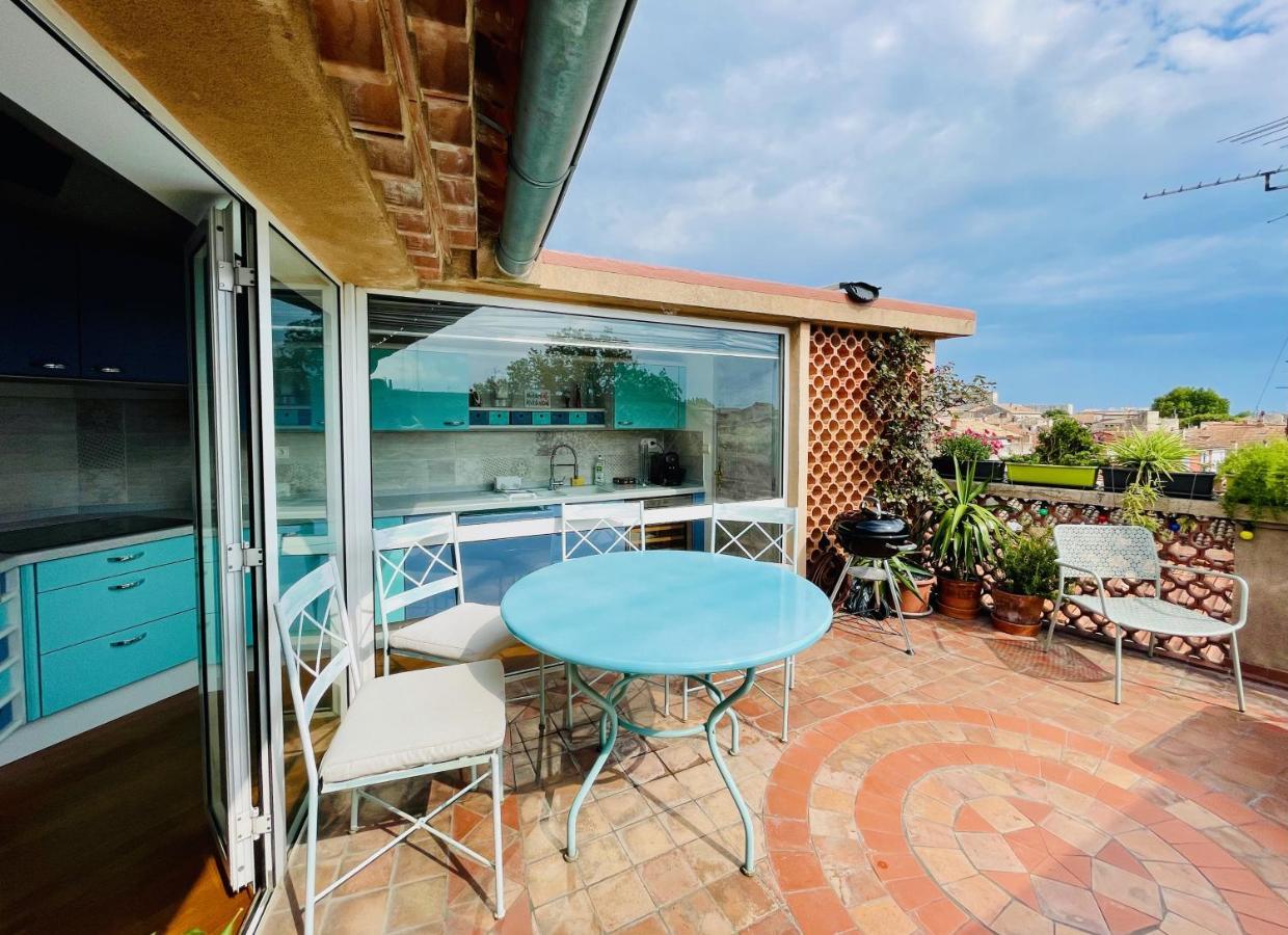 L'Atypique - T3 Grande Terrasse, Bbq Vue Et Cheminee Apartment Avignon Ngoại thất bức ảnh